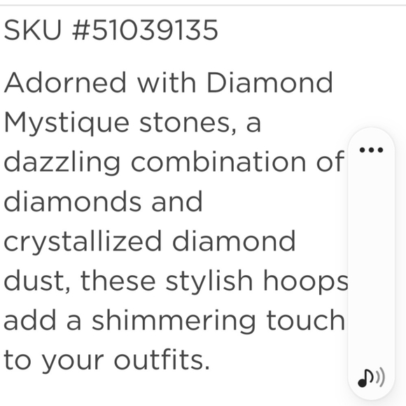 Diamond Mystique Platinum Over Silver Earrings. - Picture 4 of 5